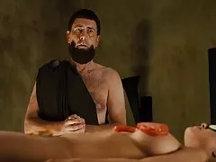 Egy lány, barna hajú, érett, kóborol a szekrényben buli után, ahol elcsábít egy fiatal alkalmazottat, majd dohányzik egy férfi szexvideó teljes film dugni.